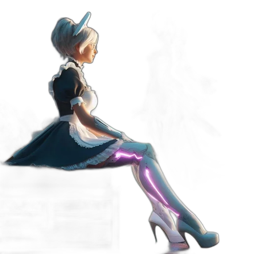 dress, shoes, robot, crown transparent PNG cut-out