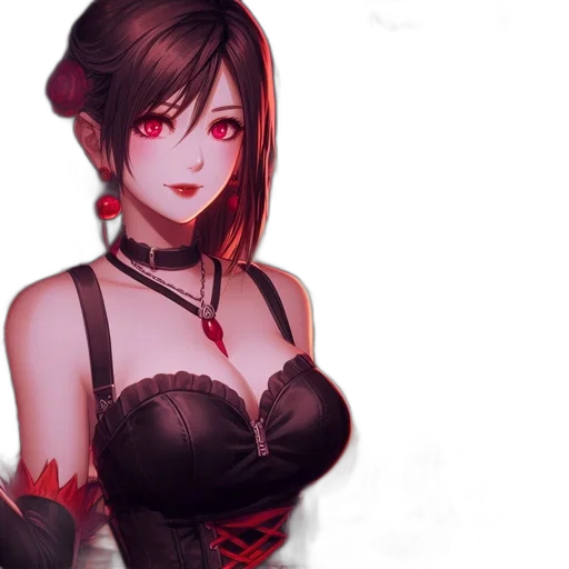 dress, fantasy art, concept art, anime transparent PNG cut-out