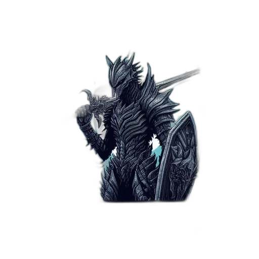 dragon, staff, weapon, creature transparent PNG cut-out