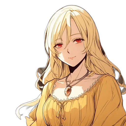 dress, staff, anime, pixel art transparent PNG cut-out