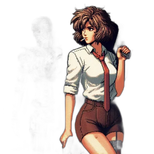 staff, dress, jacket, weapon transparent PNG cut-out