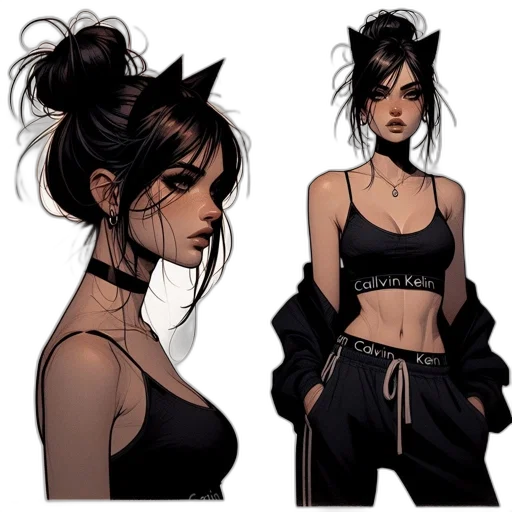 concept art, comic book art, fantasy art, anime transparent PNG cut-out
