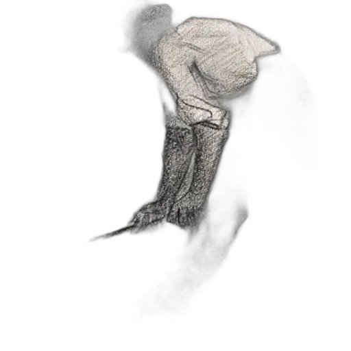 staff, creature, weapon, mask transparent PNG cut-out