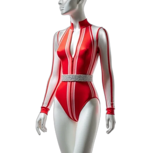 dress, jacket, 3d render, concept art transparent PNG cut-out