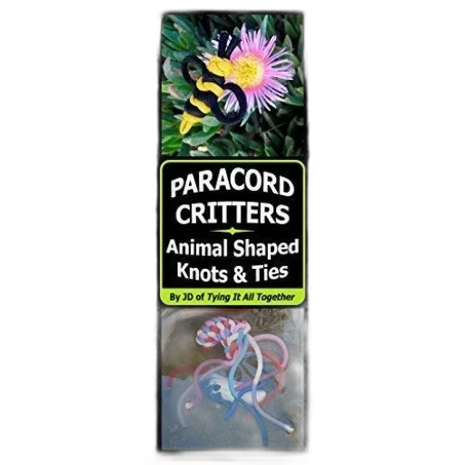 collage, paracord, critters, including transparent PNG cut-out
