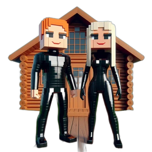 pixel art, 3d render, concept art, cartoon transparent PNG cut-out