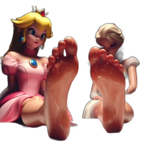 shoes, crown, 3d render, concept art transparent PNG cut-out
