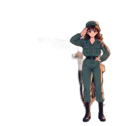 jacket, staff, weapon, mask transparent PNG cut-out