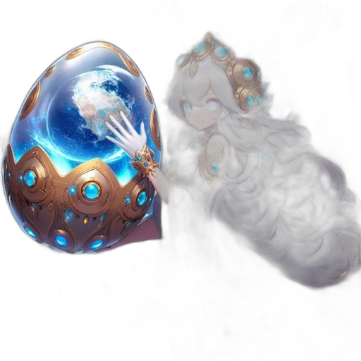 jewelry, creature, dragon, hair transparent PNG cut-out