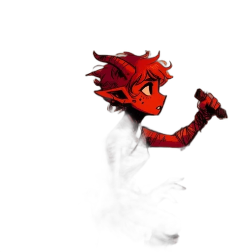 dragon, mask, staff, weapon transparent PNG cut-out