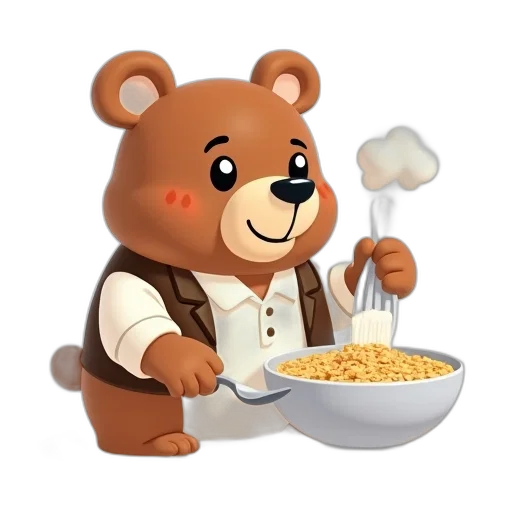 food, animal, staff, 3d render transparent PNG cut-out
