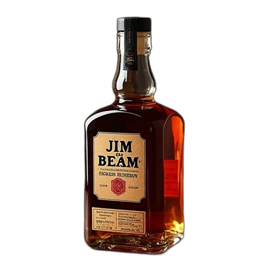 bottle, crown, 3d render, glass transparent PNG cut-out
