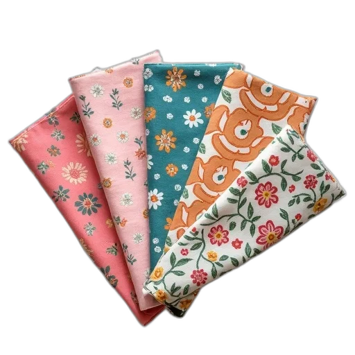 collection, colorful, patterned, cloth transparent PNG cut-out