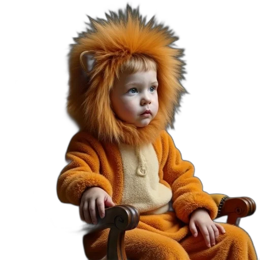 animal, creature, jacket, photorealistic transparent PNG cut-out