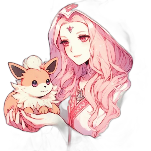 staff, animal, creature, pixel art transparent PNG cut-out