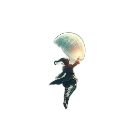 umbrella, dragon, creature, hair transparent PNG cut-out
