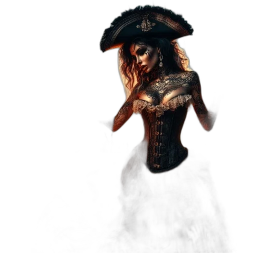 dress, mask, hat, creature transparent PNG cut-out