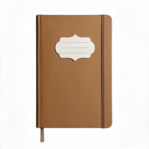 earth tones, notebook, field, notes transparent PNG cut-out