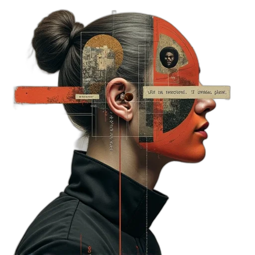 mask, face, cyberpunk, concept art transparent PNG cut-out