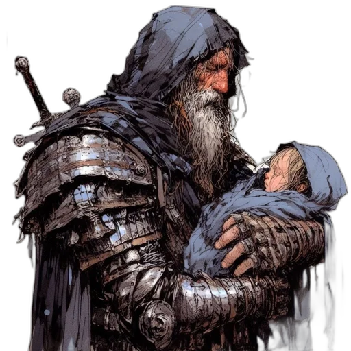 sword, concept art, fantasy art, comic book art transparent PNG cut-out