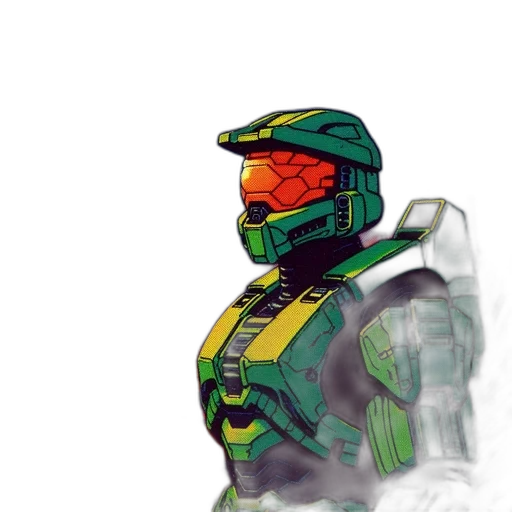 robot, face, concept art, pixel art transparent PNG cut-out