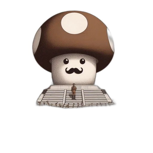 hat, staff, crown, robot transparent PNG cut-out