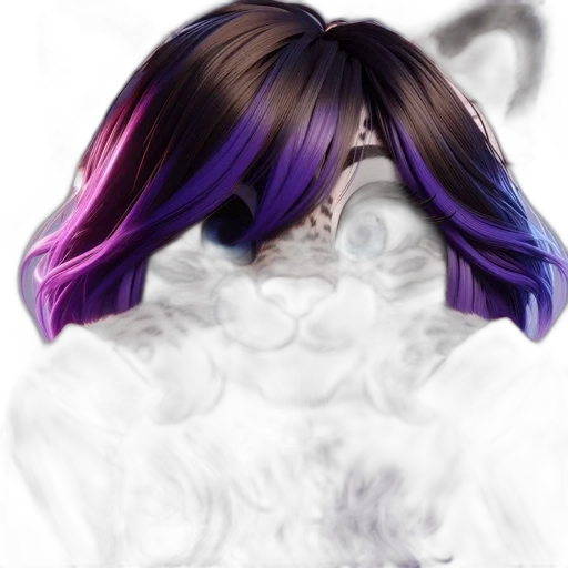 hair, mask, face, crown transparent PNG cut-out