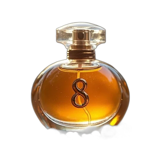 bottle, crown, jewelry, 3d render transparent PNG cut-out