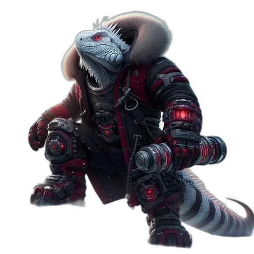 dragon, creature, animal, staff transparent PNG cut-out