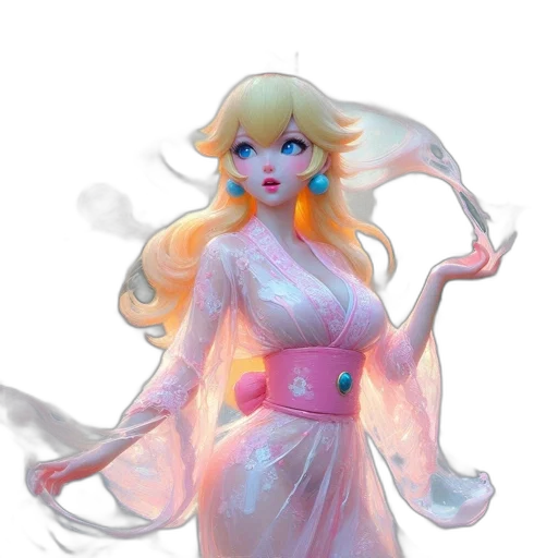 dress, concept art, vaporwave, fantasy art transparent PNG cut-out