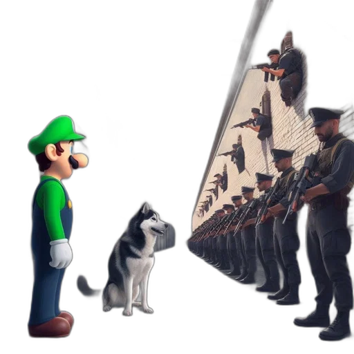 animal, weapon, staff, hat transparent PNG cut-out