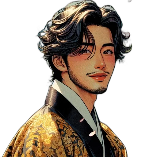 face, staff, jacket, photorealistic transparent PNG cut-out