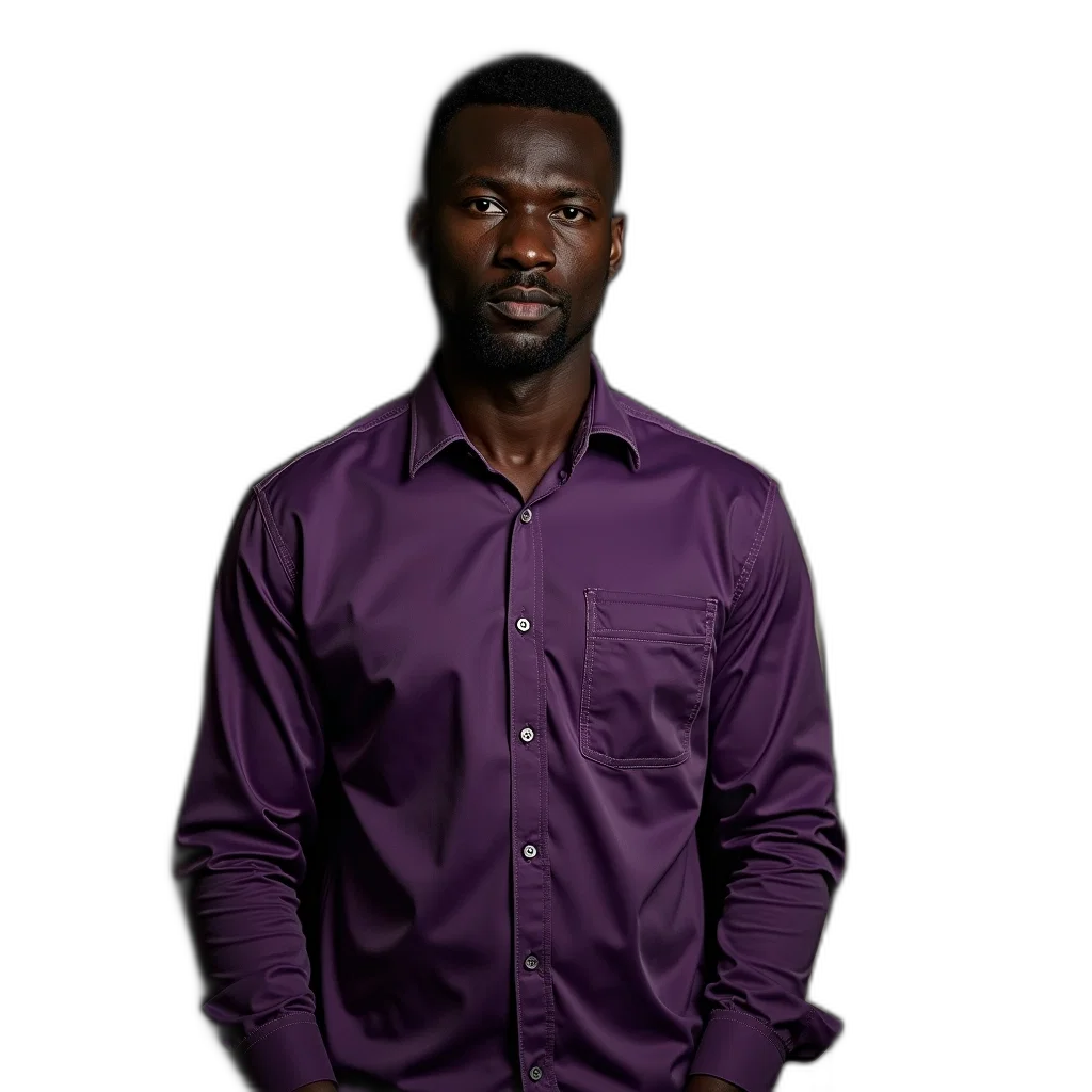 staff, jacket, face, dark transparent PNG cut-out
