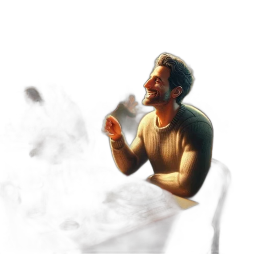 photorealistic, concept art, 3d render, oil painting transparent PNG cut-out