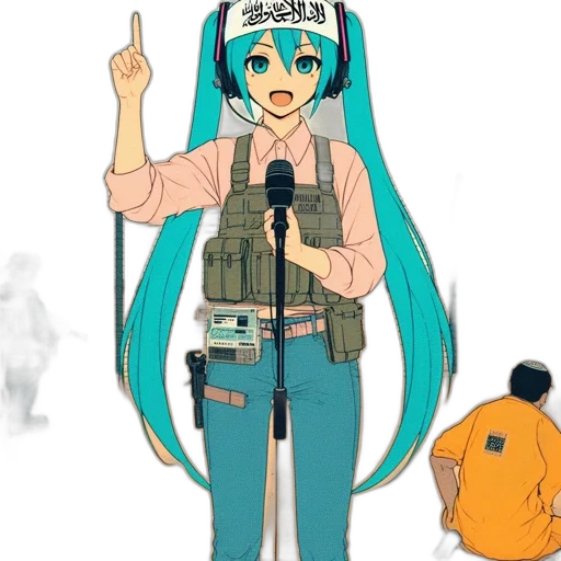 staff, weapon, robot, jacket transparent PNG cut-out