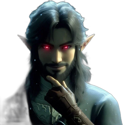 face, staff, mask, fantasy art transparent PNG cut-out