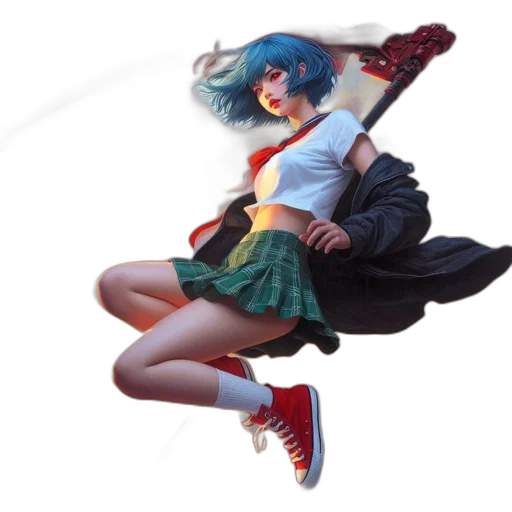 dress, concept art, pixel art, anime transparent PNG cut-out