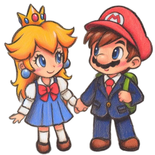 crown, hat, dress, pixel art transparent PNG cut-out