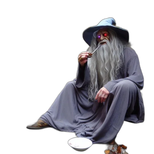 staff, hat, mask, creature transparent PNG cut-out