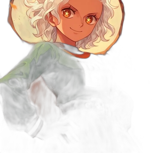 crown, face, mask, hair transparent PNG cut-out