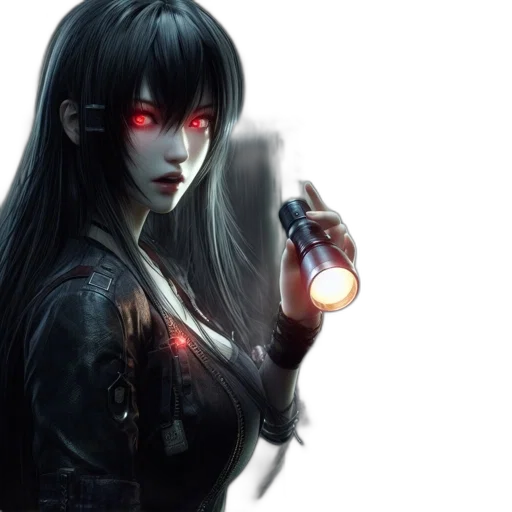 robot, weapon, cyberpunk, concept art transparent PNG cut-out