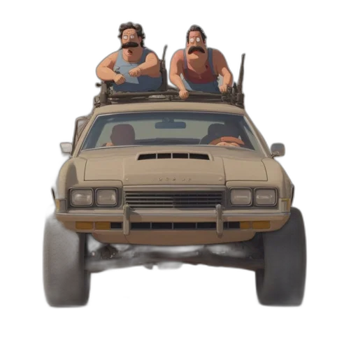 car, animal, weapon, concept art transparent PNG cut-out
