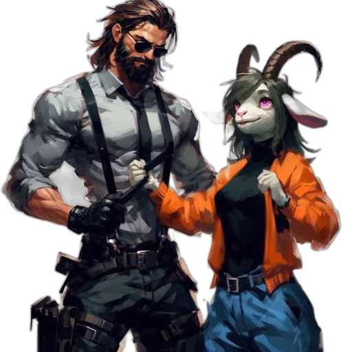 jacket, mask, weapon, animal transparent PNG cut-out