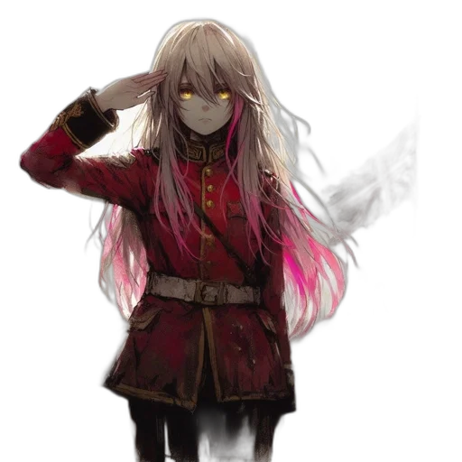 staff, jacket, weapon, hair transparent PNG cut-out