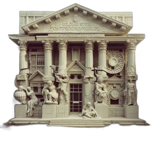 building, 3d render, concept art, photorealistic transparent PNG cut-out