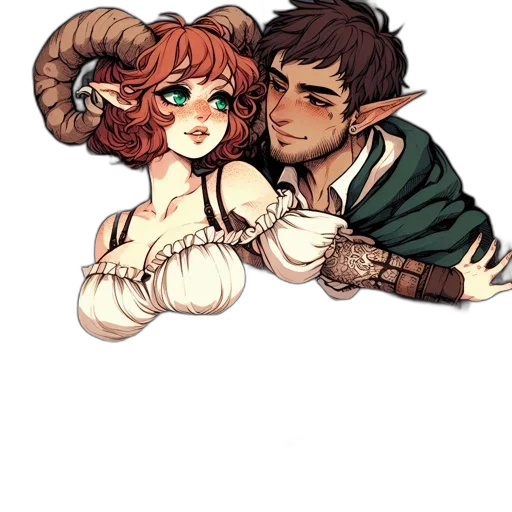 watercolor, fantasy art, pixel art, concept art transparent PNG cut-out