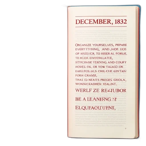 calendar, page, date, december transparent PNG cut-out