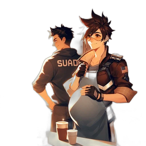 staff, concept art, fantasy art, anime transparent PNG cut-out