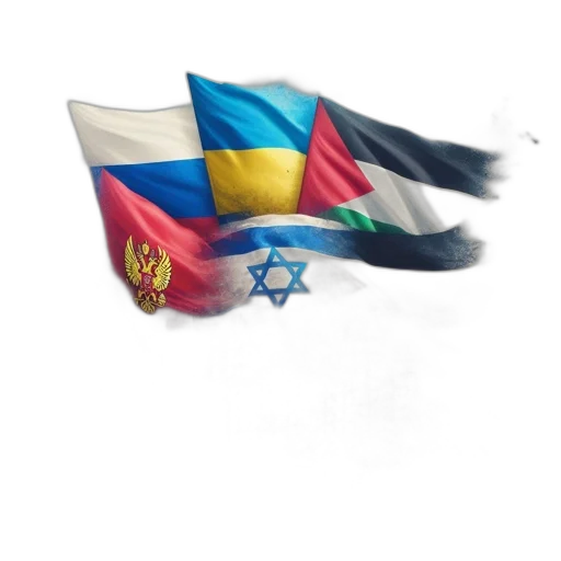 staff, multiple, flags, emerge transparent PNG cut-out
