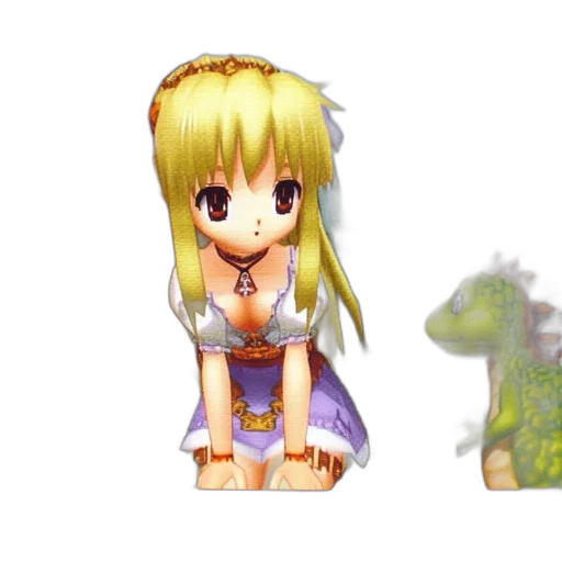dragon, 3d render, fantasy art, pixel art transparent PNG cut-out